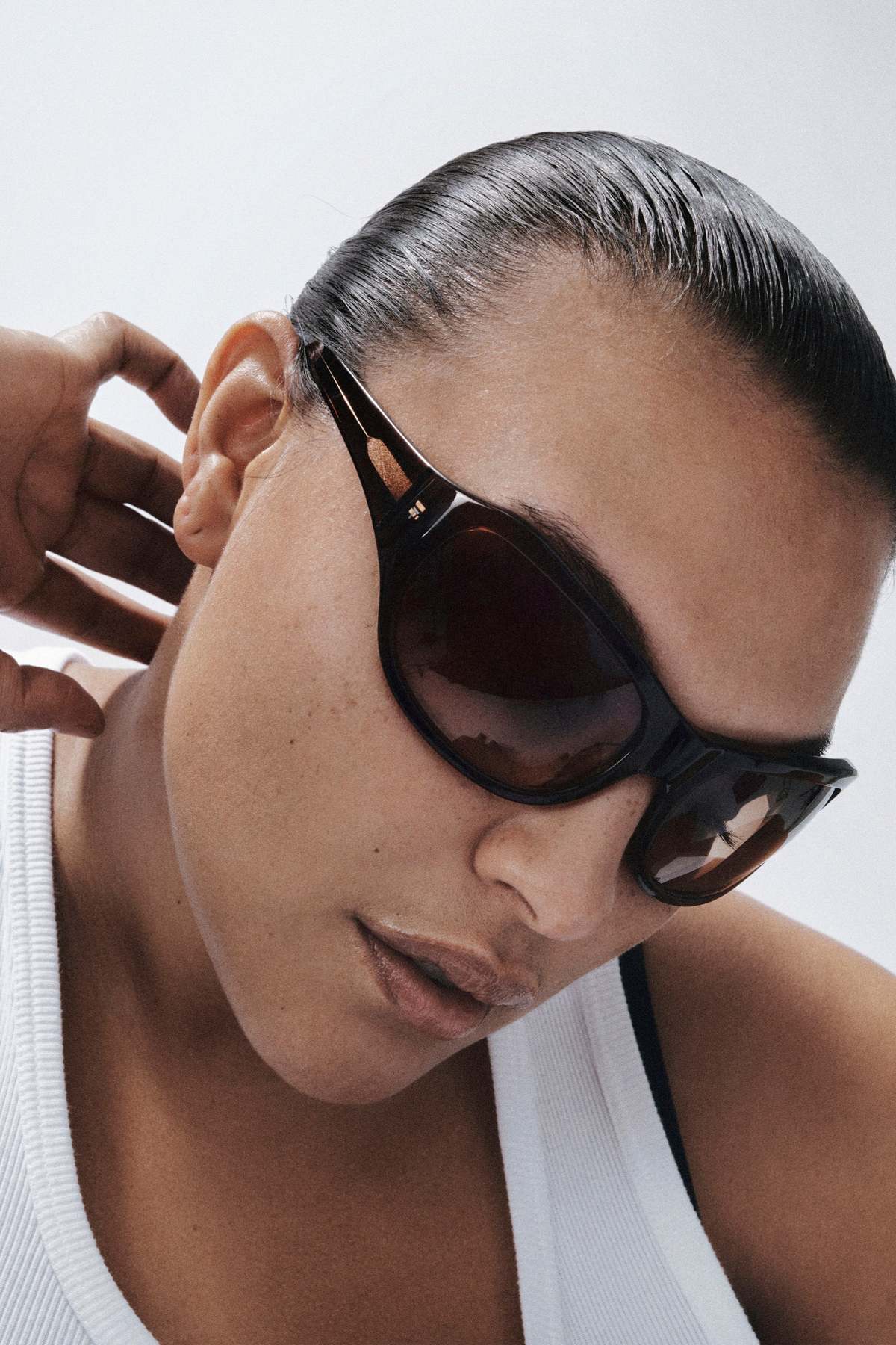 Thistles The Atlas Sunglasses - Crystal Brown/Brown Gradient