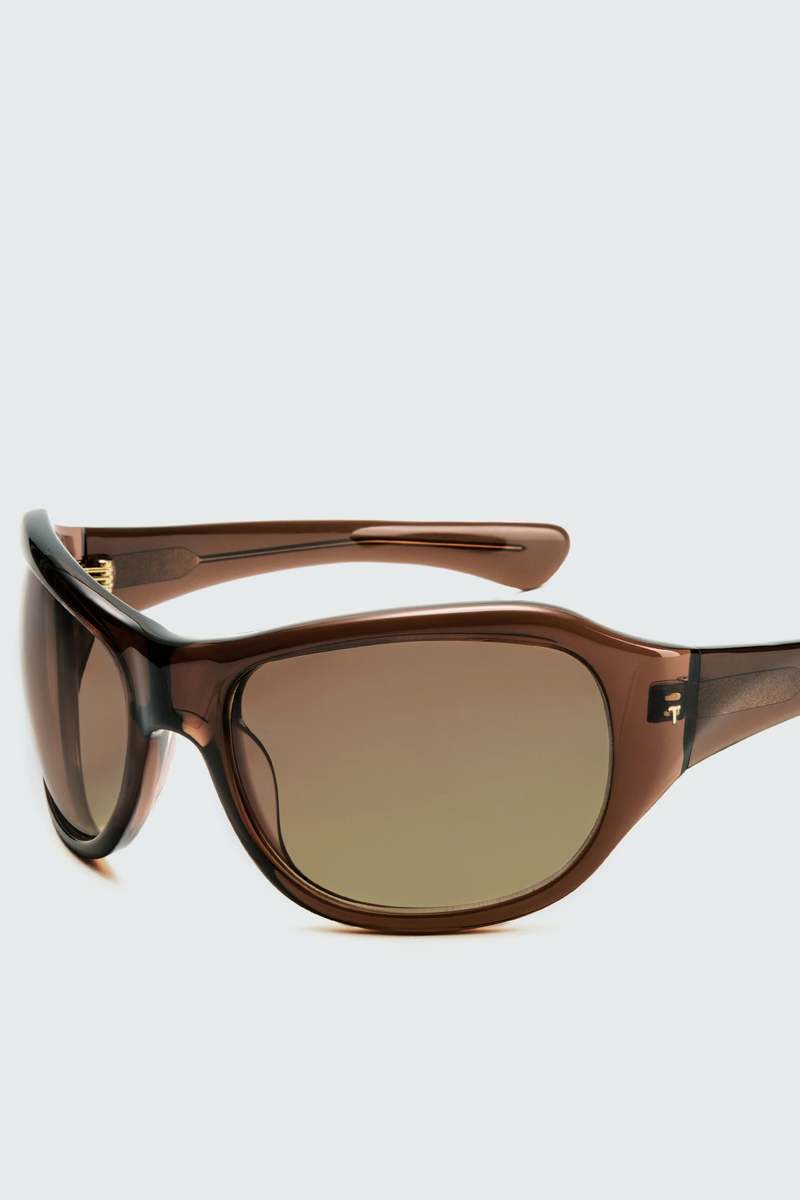 Thistles The Atlas Sunglasses - Crystal Brown/Brown Gradient