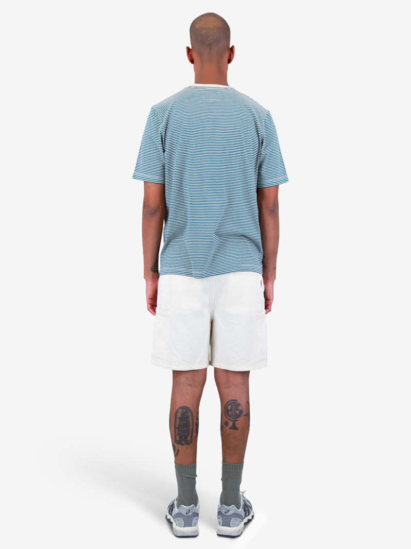 FOLK Classic Stripe Tee - Tropical Green FOLK Classic Stripe Tee - Tropical Green