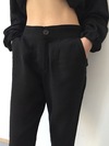 rosey stone Silk Oona Pant - Black - Thumbnail 3