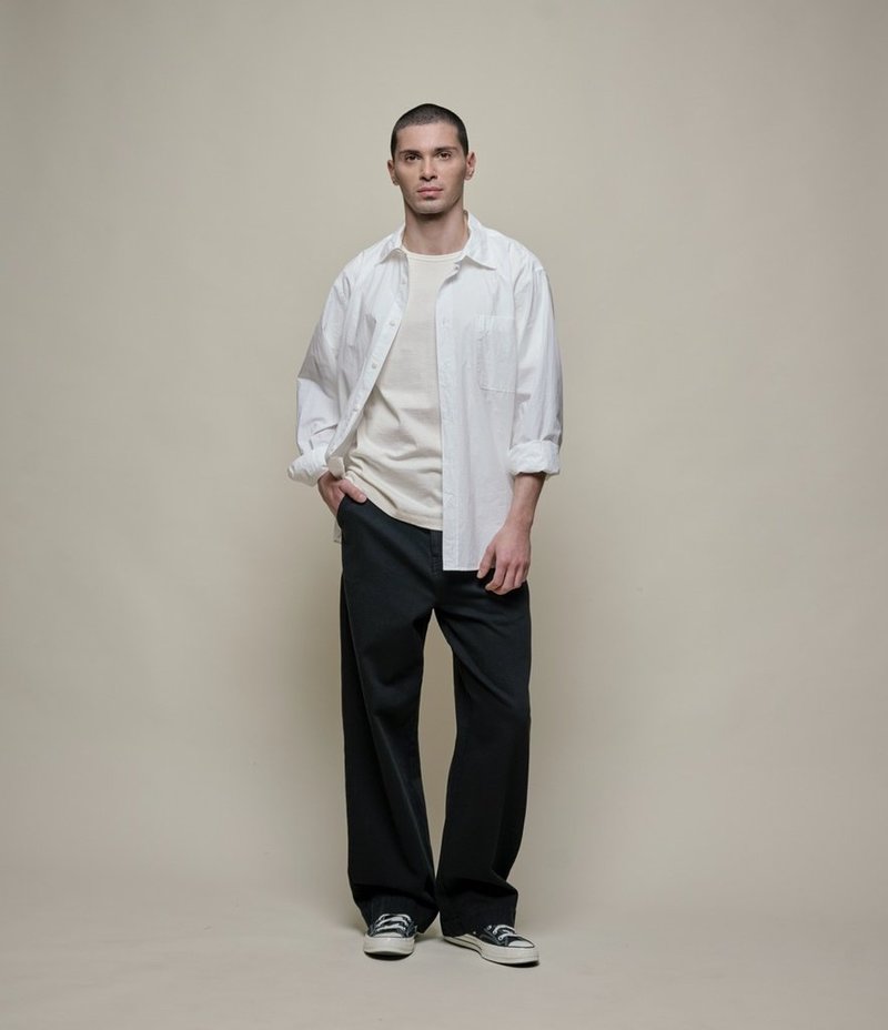 Merz b. Schwanen 215 Loopwheel Tee - Nature Merz b. Schwanen 215 Loopwheel Tee - Nature