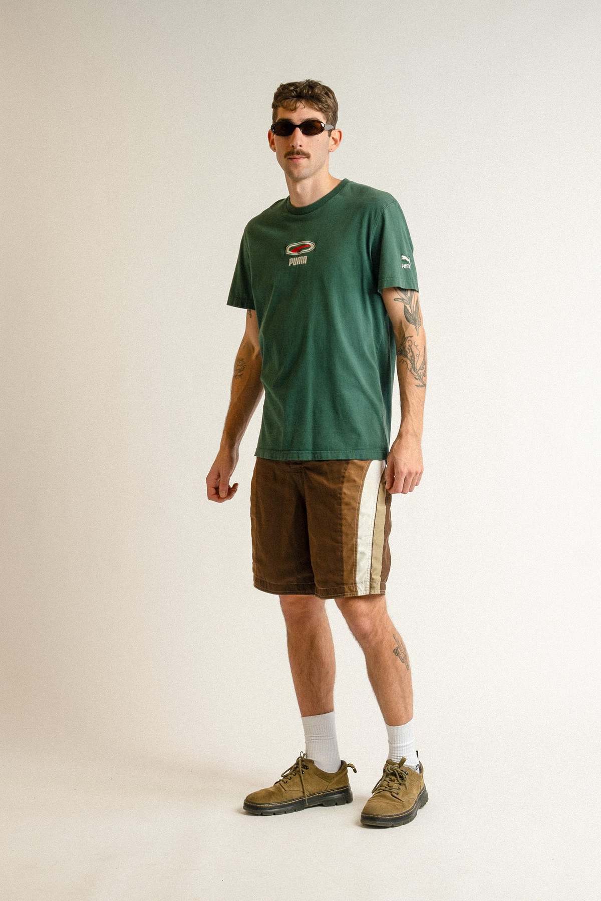 Vintage Beach Shorts - Brown - Image 2 of 2