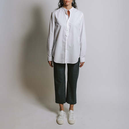 Tシャツ・カットソー SOFIE D D'HOORE LONG SLEEVE SHIRT WITH FRONT BUTTONS Sofie D'Hoore Brit Long Sleeve Shirt in Woven Stone Curated