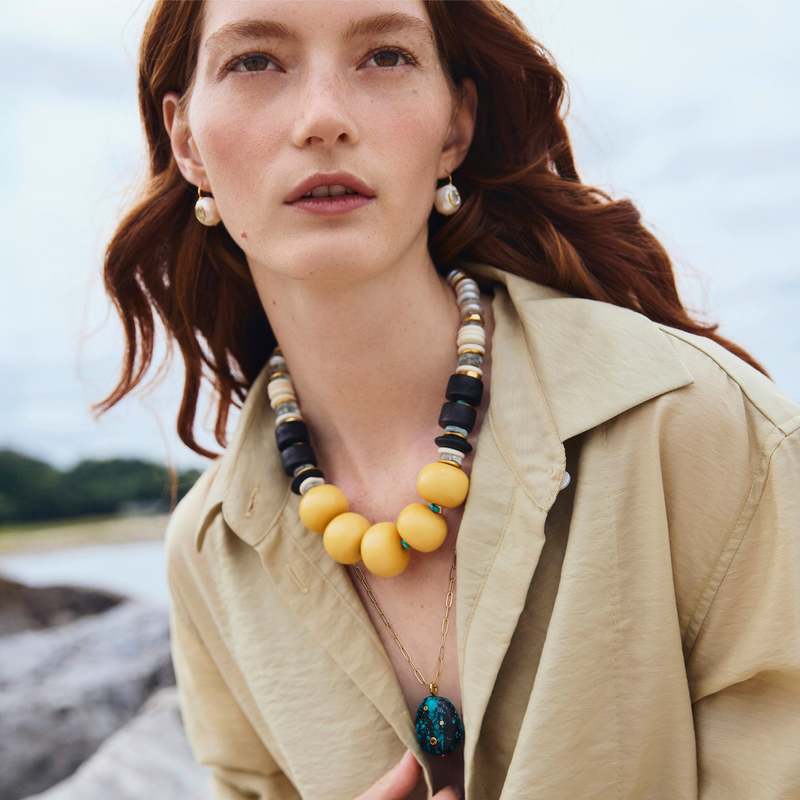 Lizzie Fortunato Pomelo Bead Necklace Lizzie Fortunato Pomelo Bead Necklace
