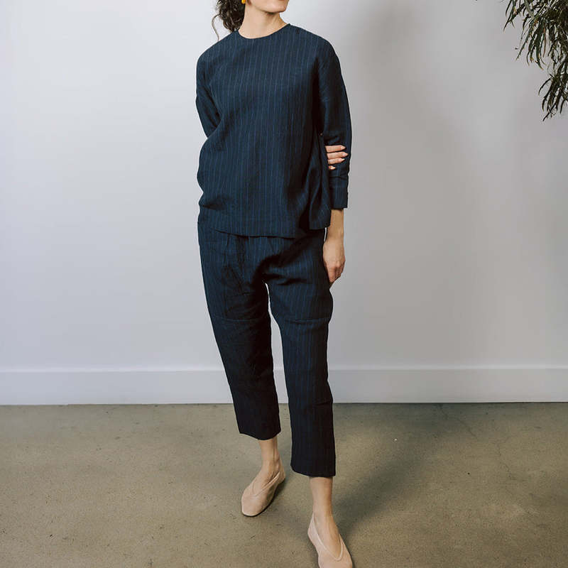 新品 TOOGOOD 25ss THE PERFUMER TROUSER M Namu Shop - Toogood The Perfumer Trouser - Moss Laundered Linen