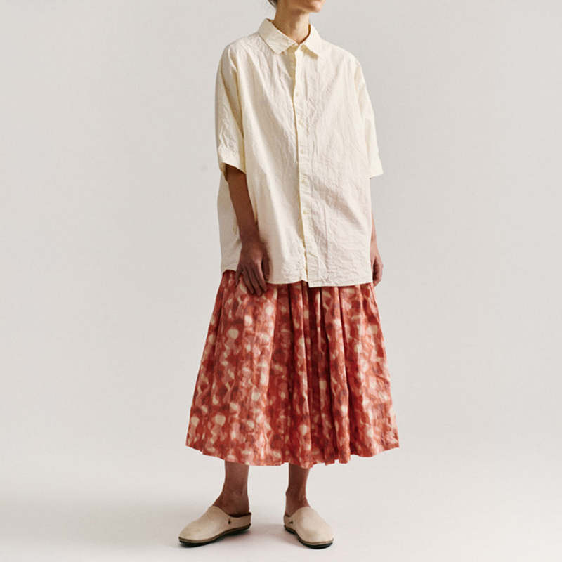Casey Casey Waga Short Sleeve Shirt - Natural | Garmentory