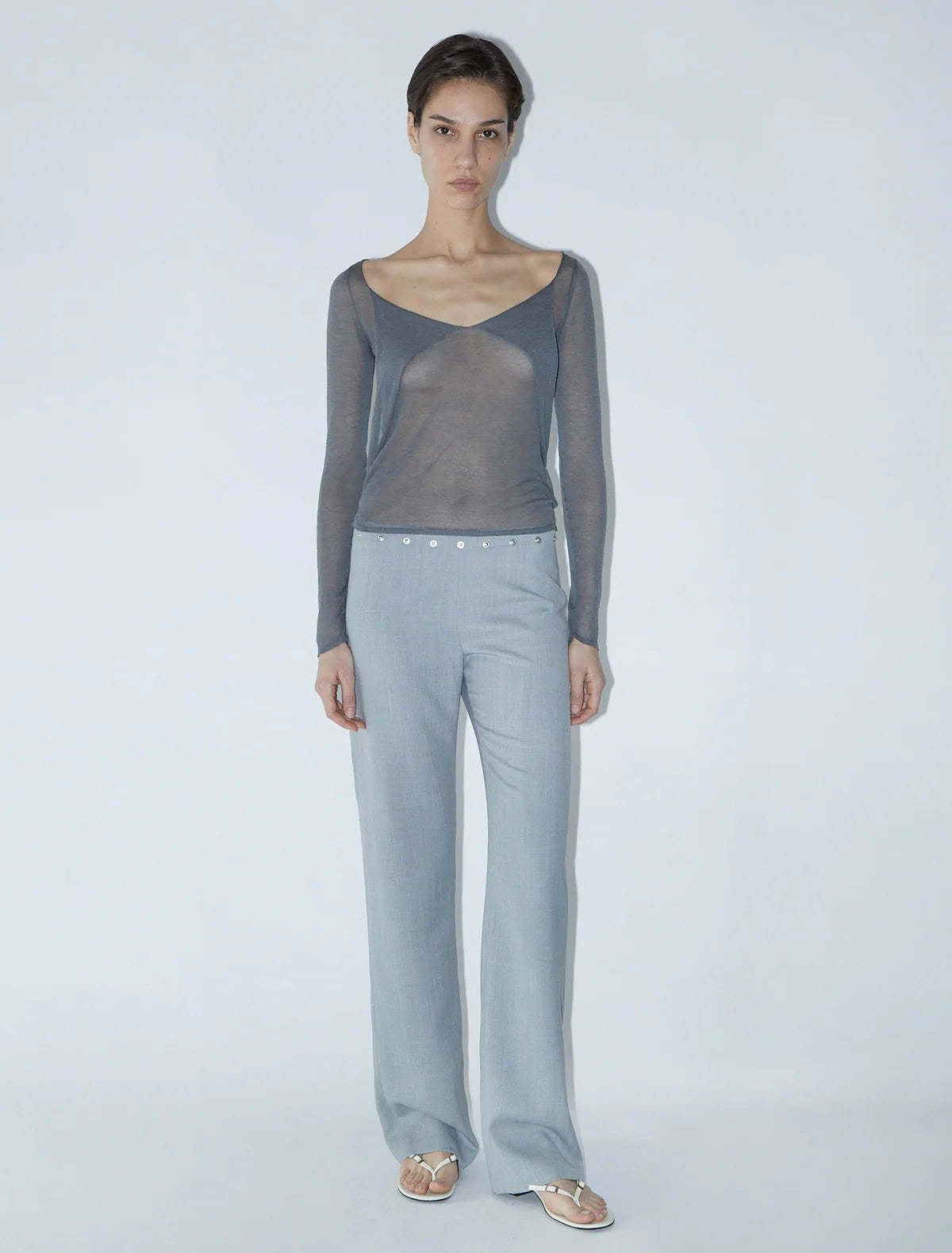 【関税込み】Paloma Wool グレー Clyo トップス Palmoa Wool - Clyo Top in Grey – Stoy