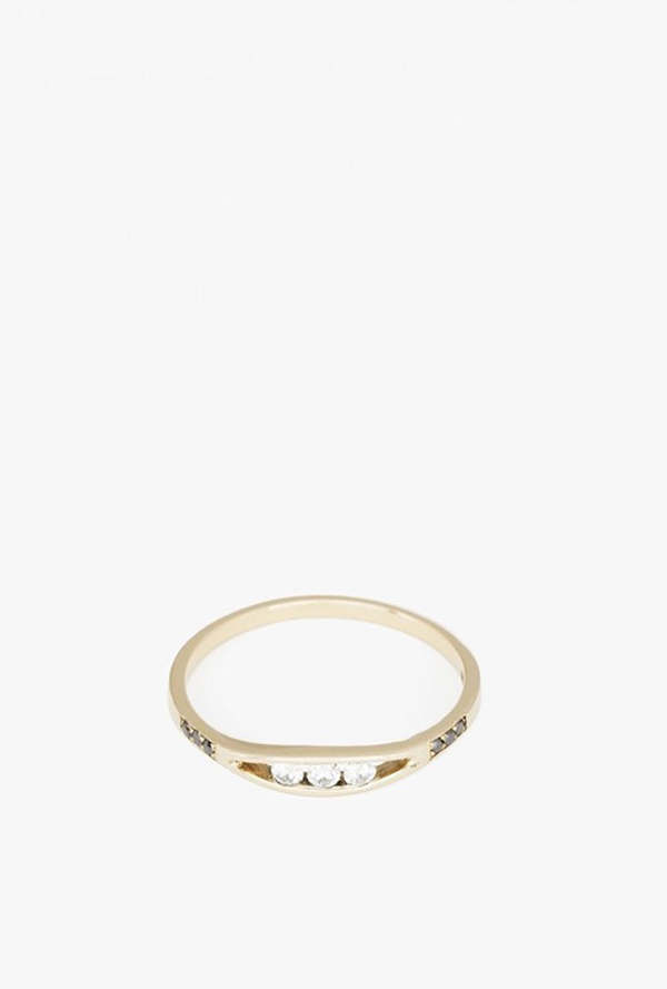 Jennie Kwon Designs Diamond Float Ring - White/Black