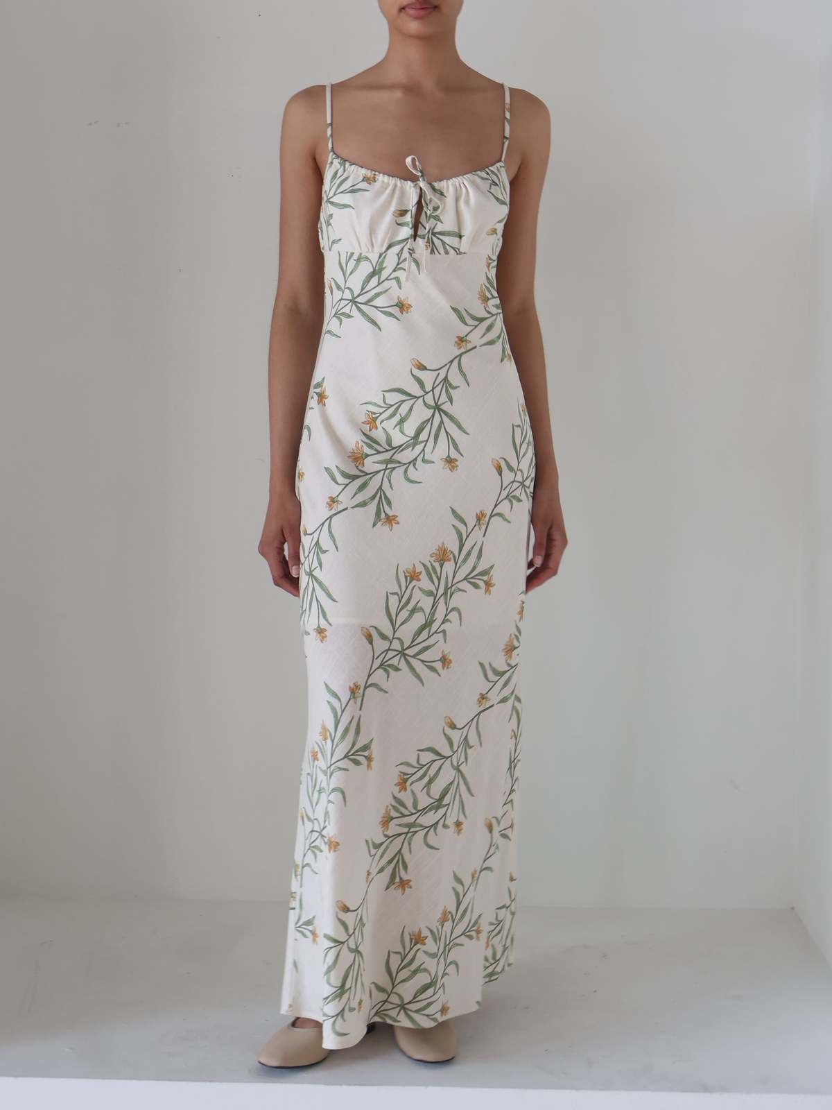 moon river tie front ruched maxi dress Moon River Women's v-Neck tie Front Shirred Tiered Ruffle midi Dress, Olive, M at Amazon Women's Clothing store