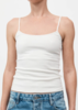 St. Agni Rib Cami - White - Thumbnail 2