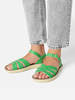 SALT-WATER Swimmer Kelly Sandals - Green - Thumbnail 4