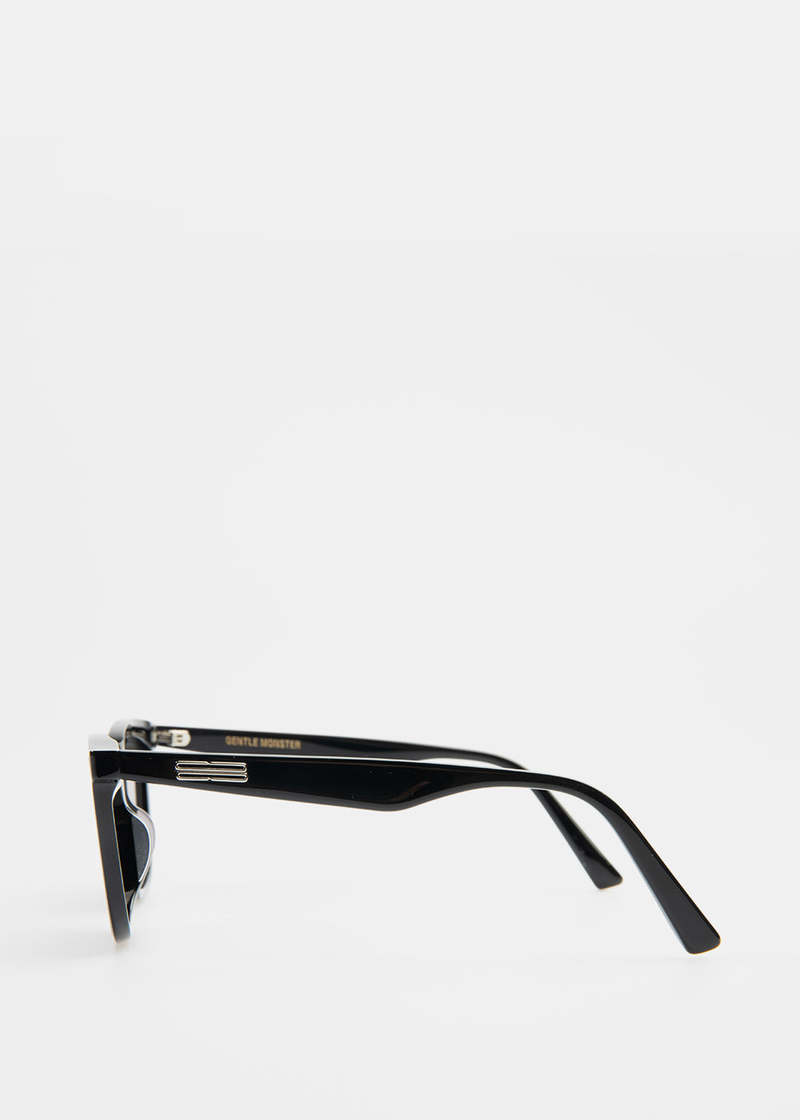ジェントルモンスター HEIZER 01 黒 UVカット サングラス Gentle Monster HEIZER 01 Sunglasses - Black | Garmentory