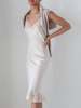 Vintage 1940s Slip Dress - Ivory - Thumbnail 2