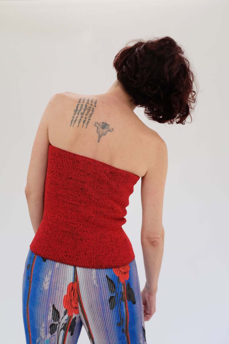 Beklina Tube Top - Geranium Beklina Tube Top - Geranium