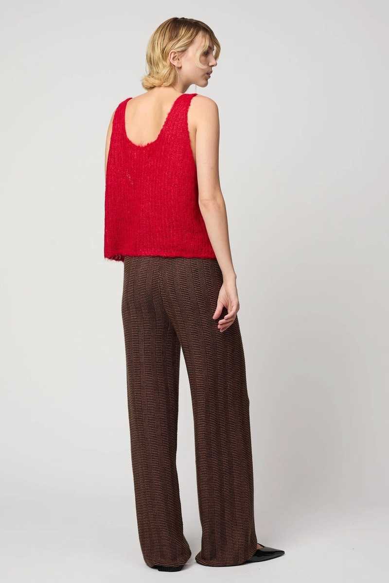 Atelier Delphine Sweater Tank - Red Atelier Delphine Sweater Tank - Red