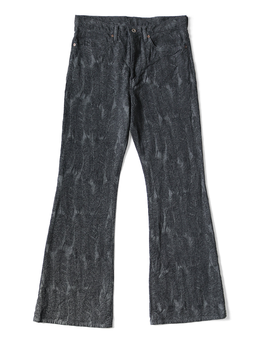 Kapital 12oz Magpie Denim 5P Okabellbo Jeans - Black Blue | Garmentory