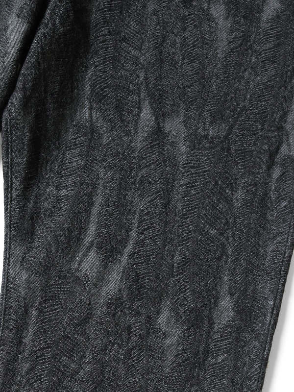Kapital 12oz Magpie Denim 5P Okabellbo Pants - Black Blue | Garmentory