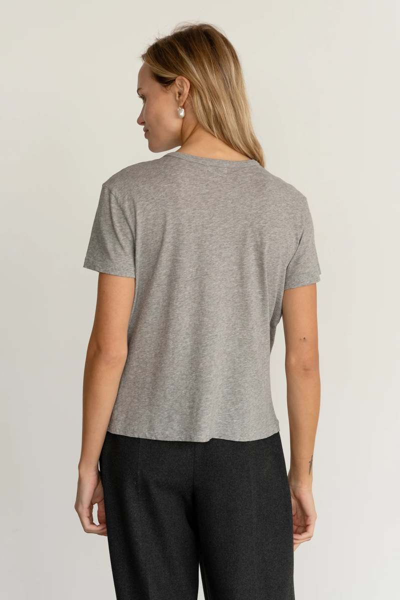 Donni. The Jersey Tee - Heather Grey
