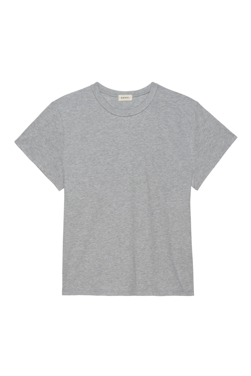 Donni. The Jersey Tee - Heather Grey