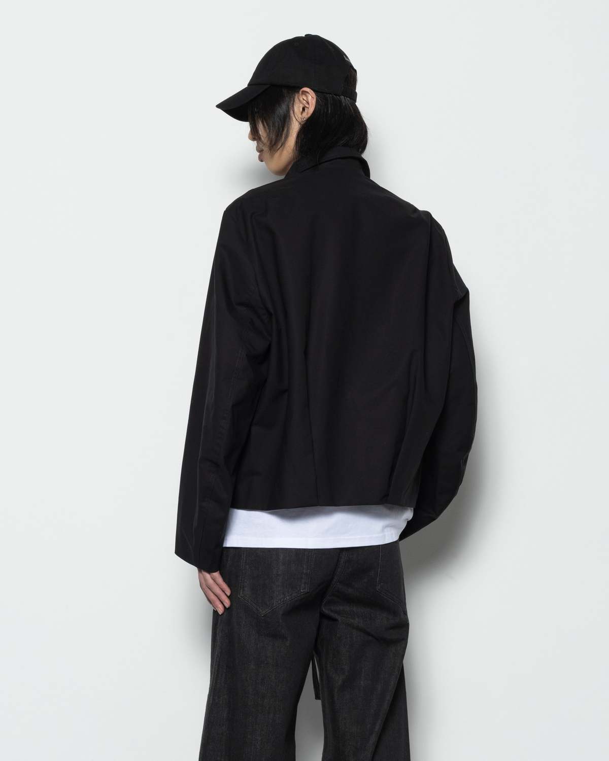 SIMPLE PROJECT 短丈 DOUBLE PLACKET JACKET Simple Project Double Placket Jacket - Black | Garmentory