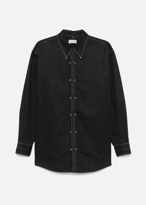 Lemaire Embellished Metal Shirt - Black | Garmentory
