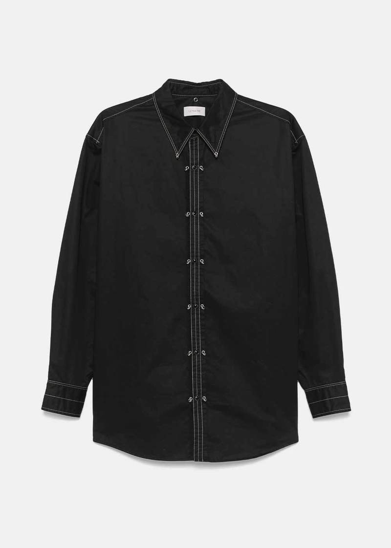 Lemaire Embellished Metal Shirt - Black | Garmentory