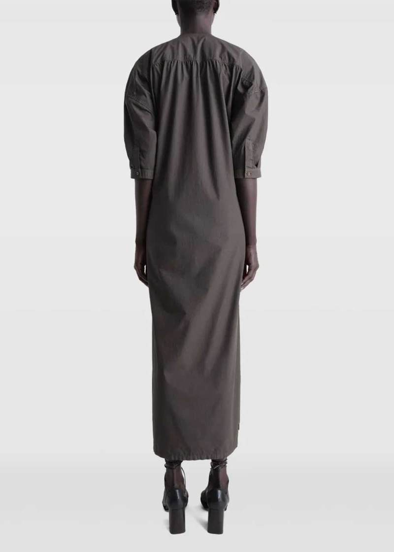 slim fit dress slacks Straight Collar Twisted Dress