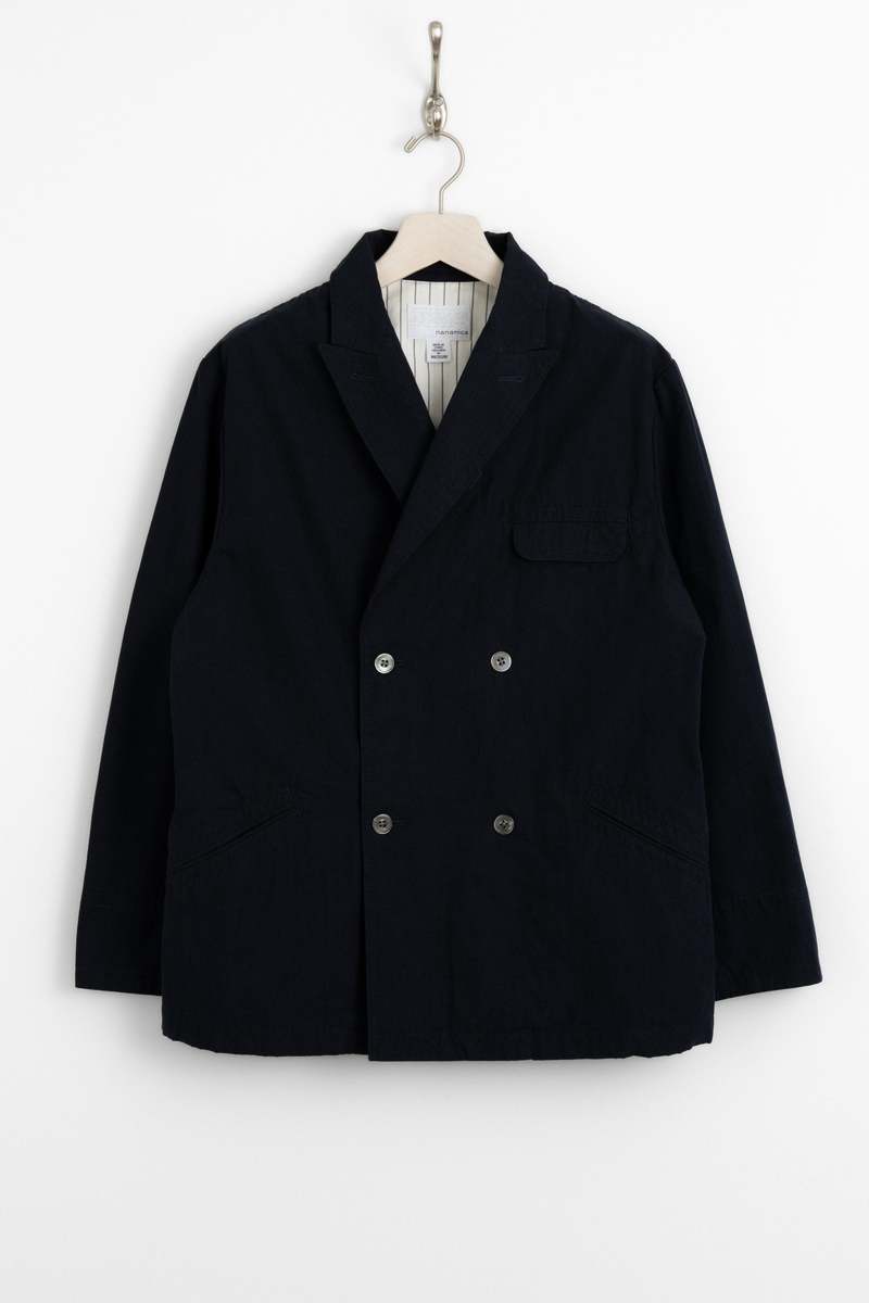 ジャケット・アウター Double Breasted Club Jacket nanamica ASK availability First) nanamica Double Breasted Club Jacket