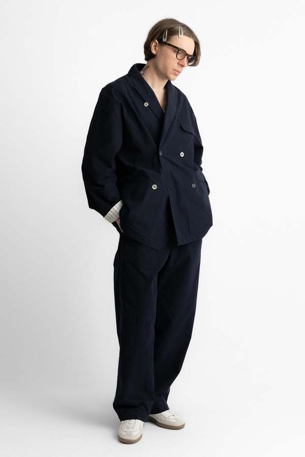 ジャケット・アウター Double Breasted Club Jacket nanamica Nanamica Double Breasted Club Jacket - Navy | Garmentory