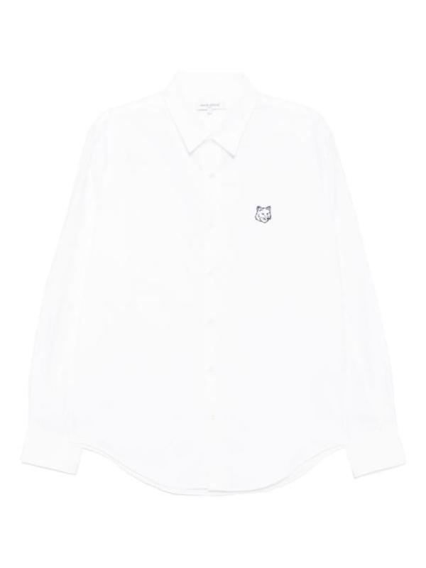 Maison Kitsun Long Sleeve Shirt - White