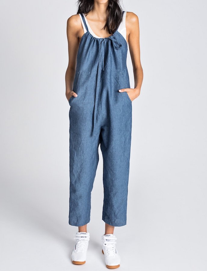 Pillar Moon Cropped Jumpsuit Garmentory