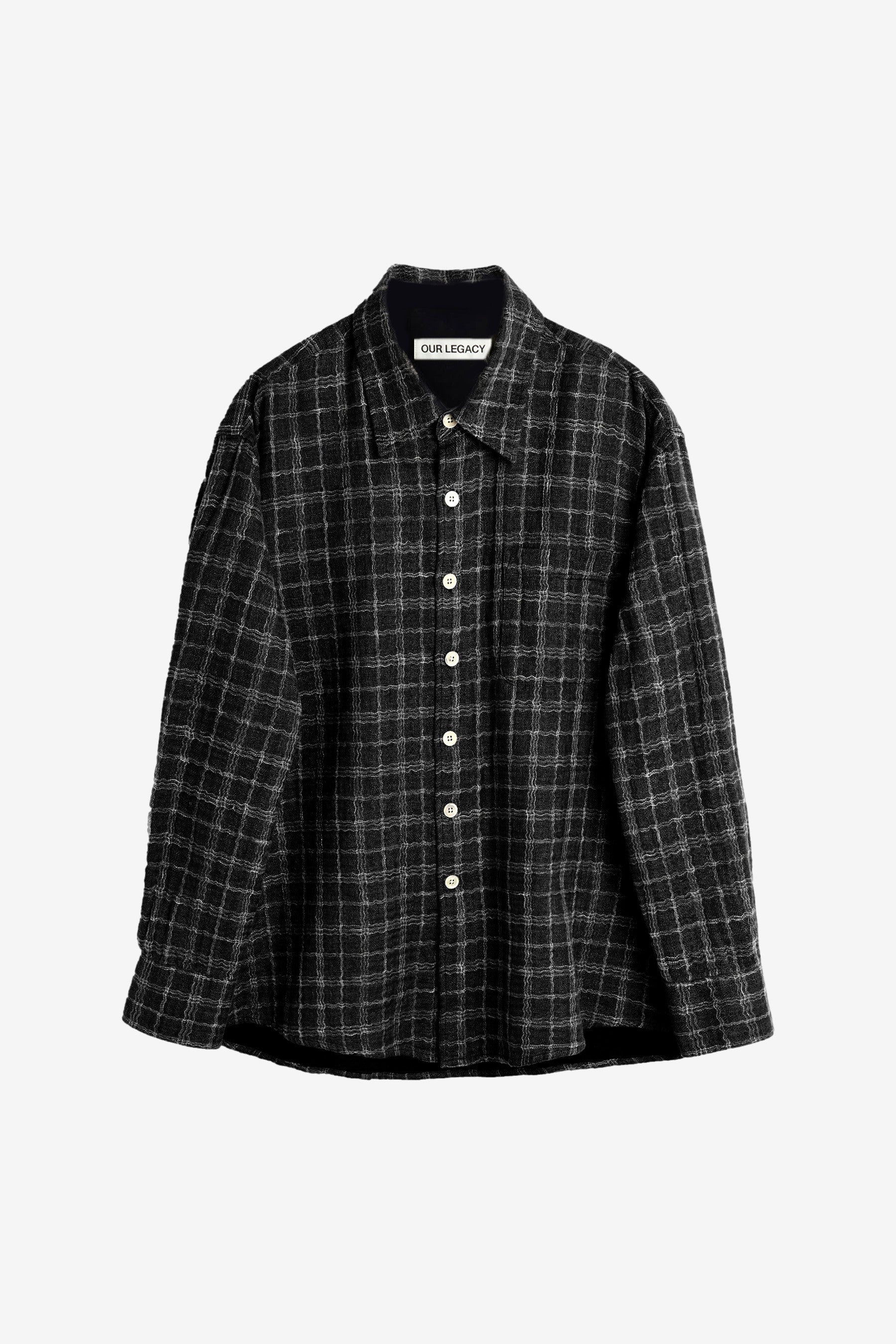 Our Legacy Above Shirt - Black Fishnet Cloth | Garmentory