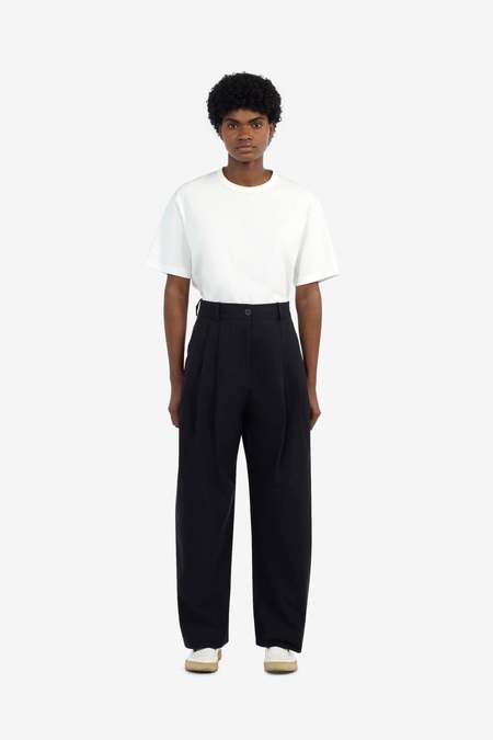 Studio Nicholson Akerman Twist Seam Pant - Optic White Denim