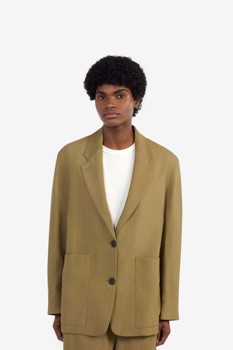 STUDIO NICHOLSON｜JACKETS (CONDE TAILORED JACKET PAMPAS Studio Nicholson Conde Jacket - Pampas | Garmentory