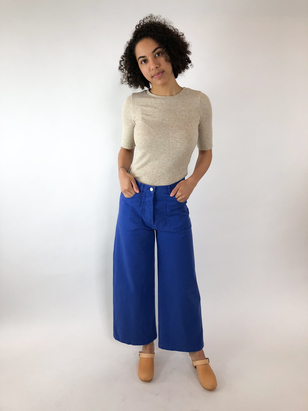 Loup NYC Royal Simone Jeans Royal blue Garmentory