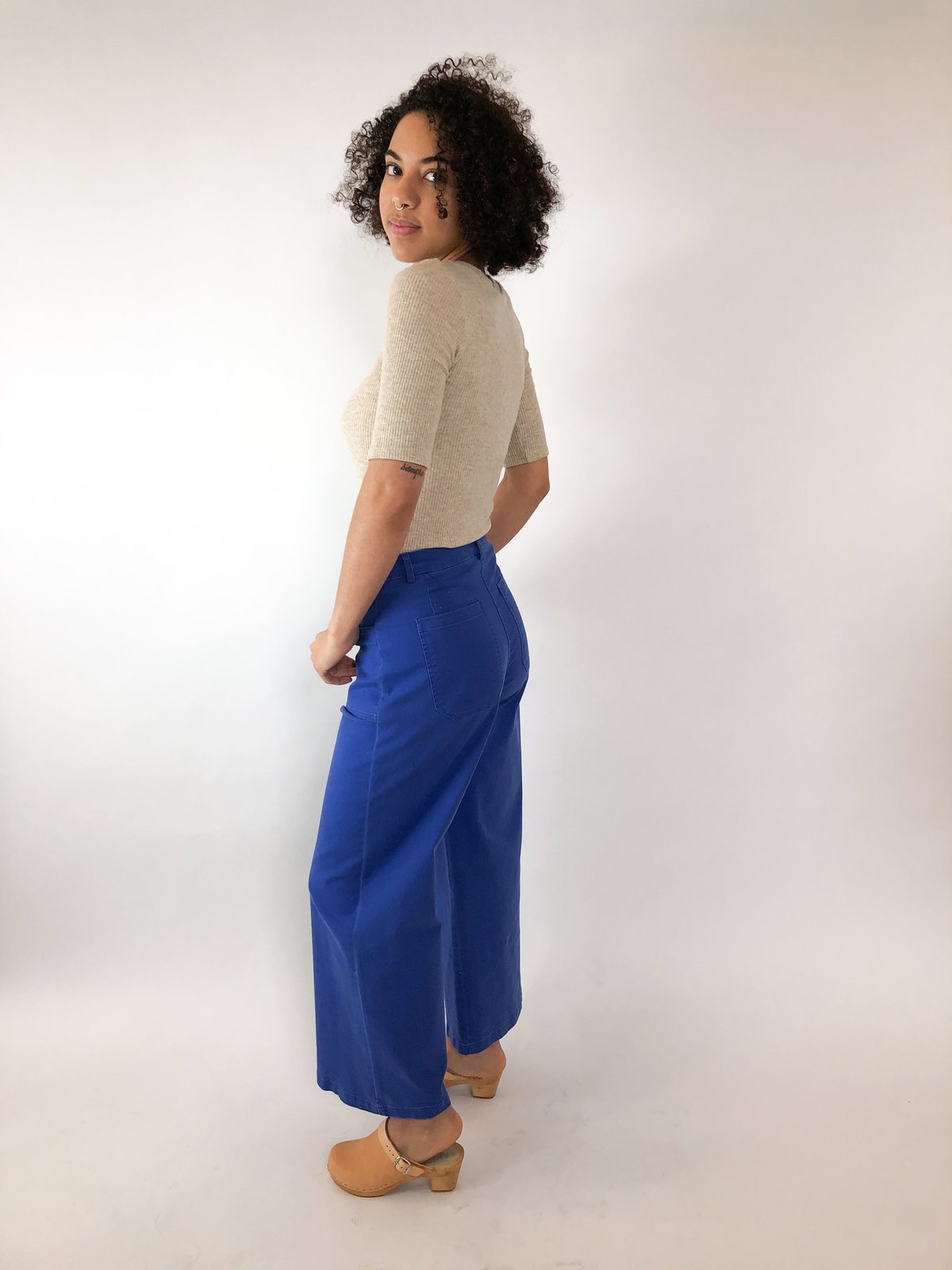 Loup NYC Royal Simone Jeans Royal blue Garmentory