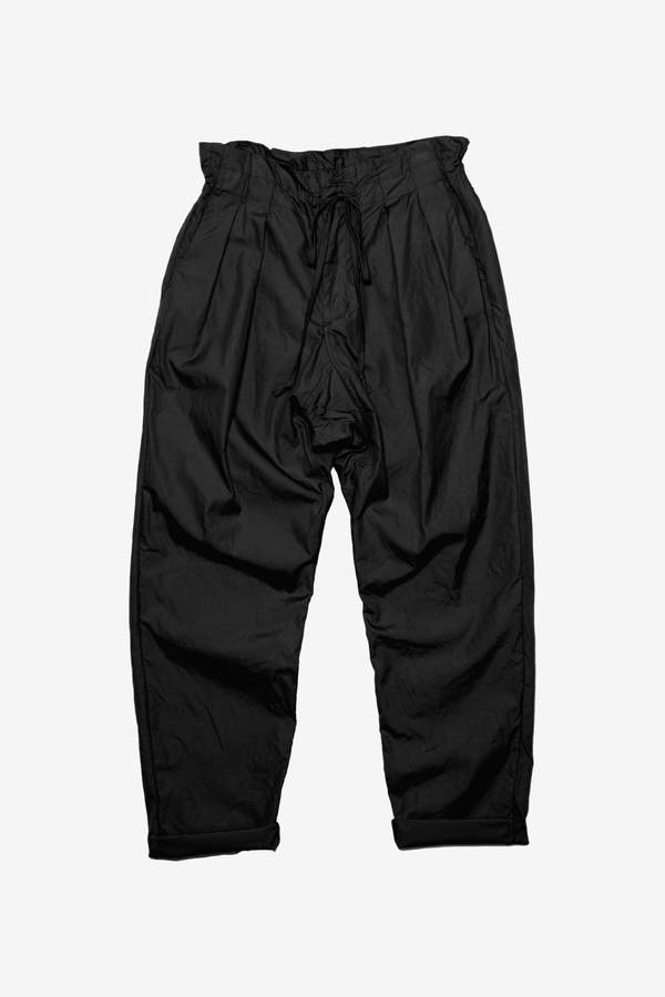 Monitaly Drop Crotch Pants - Vancloth Oxford Black