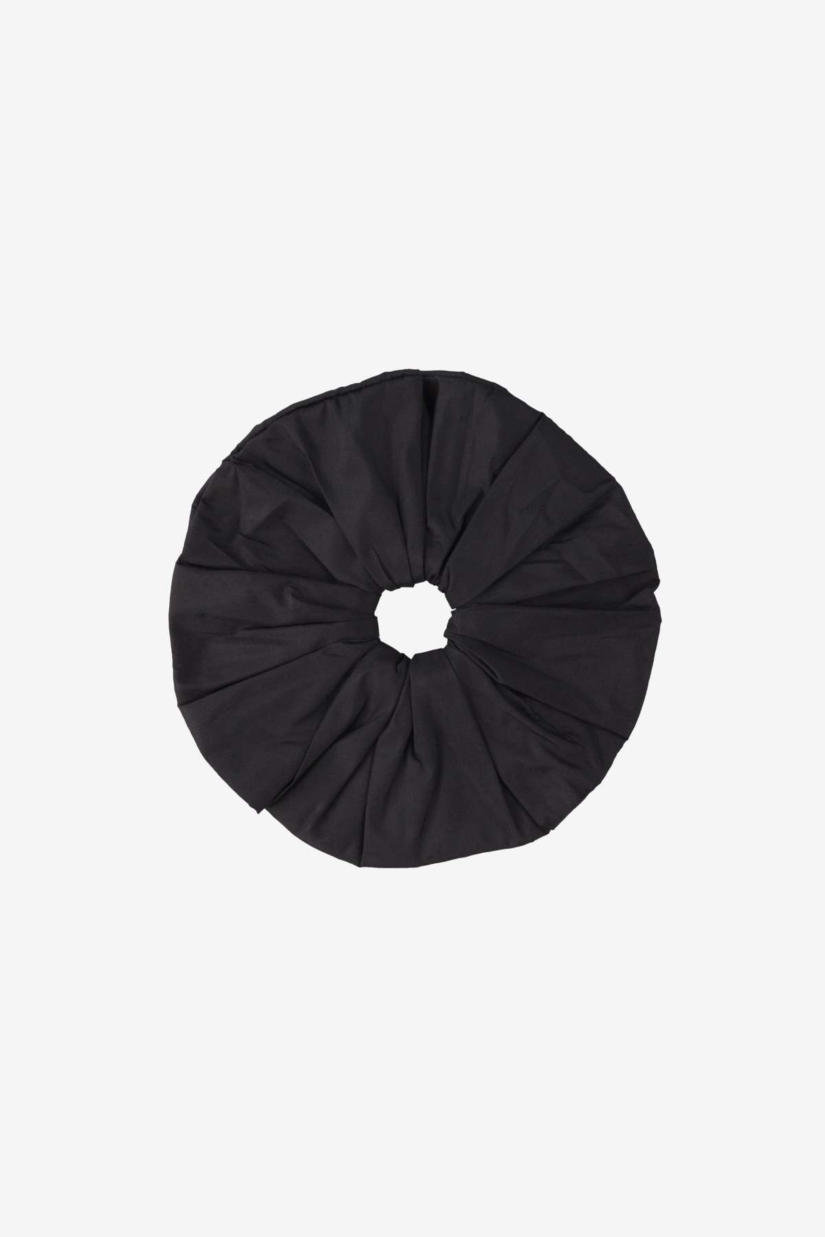 Hai Dupion Frill Scrunchie - Black - Image 1 of 1