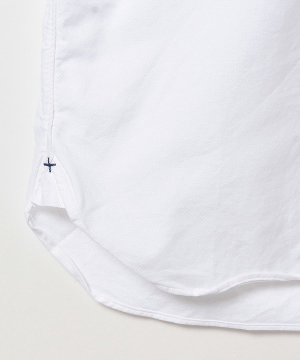 Beams Plus B.D. Short Sleeve Oxford Shirt - White