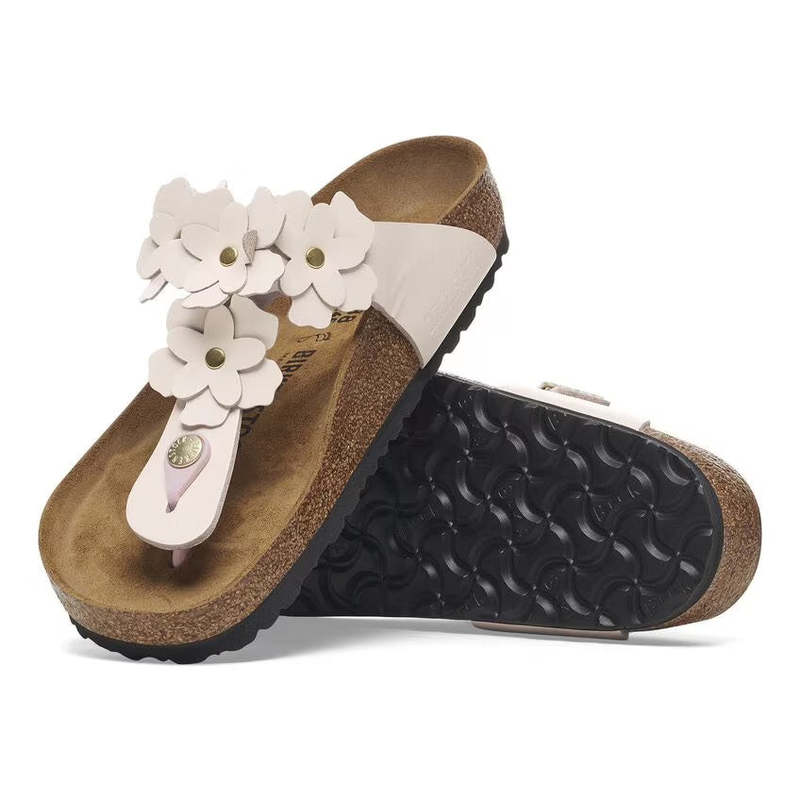 BIRKENSTOCK 1029392LIGHTROSE 関税送料込 Kay SL Birko-Flor Blooming Roses Black | BIRKENSTOCK