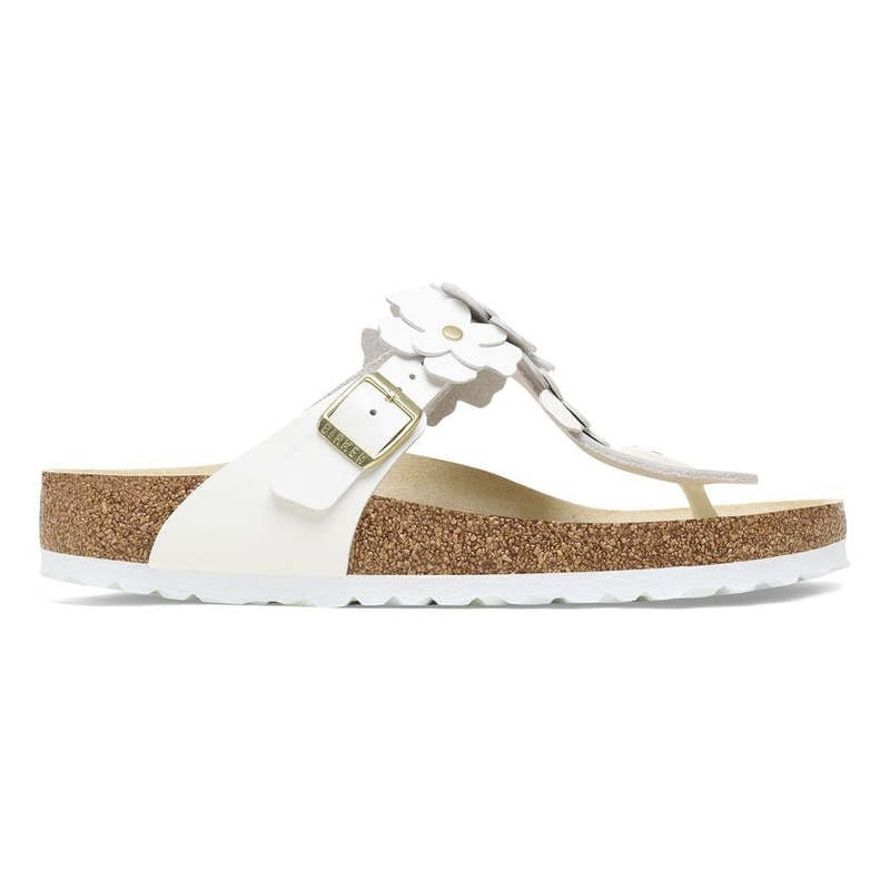 Birkenstock Gizeh Flower Sandal - White Birkenstock Gizeh Flower Sandal - White