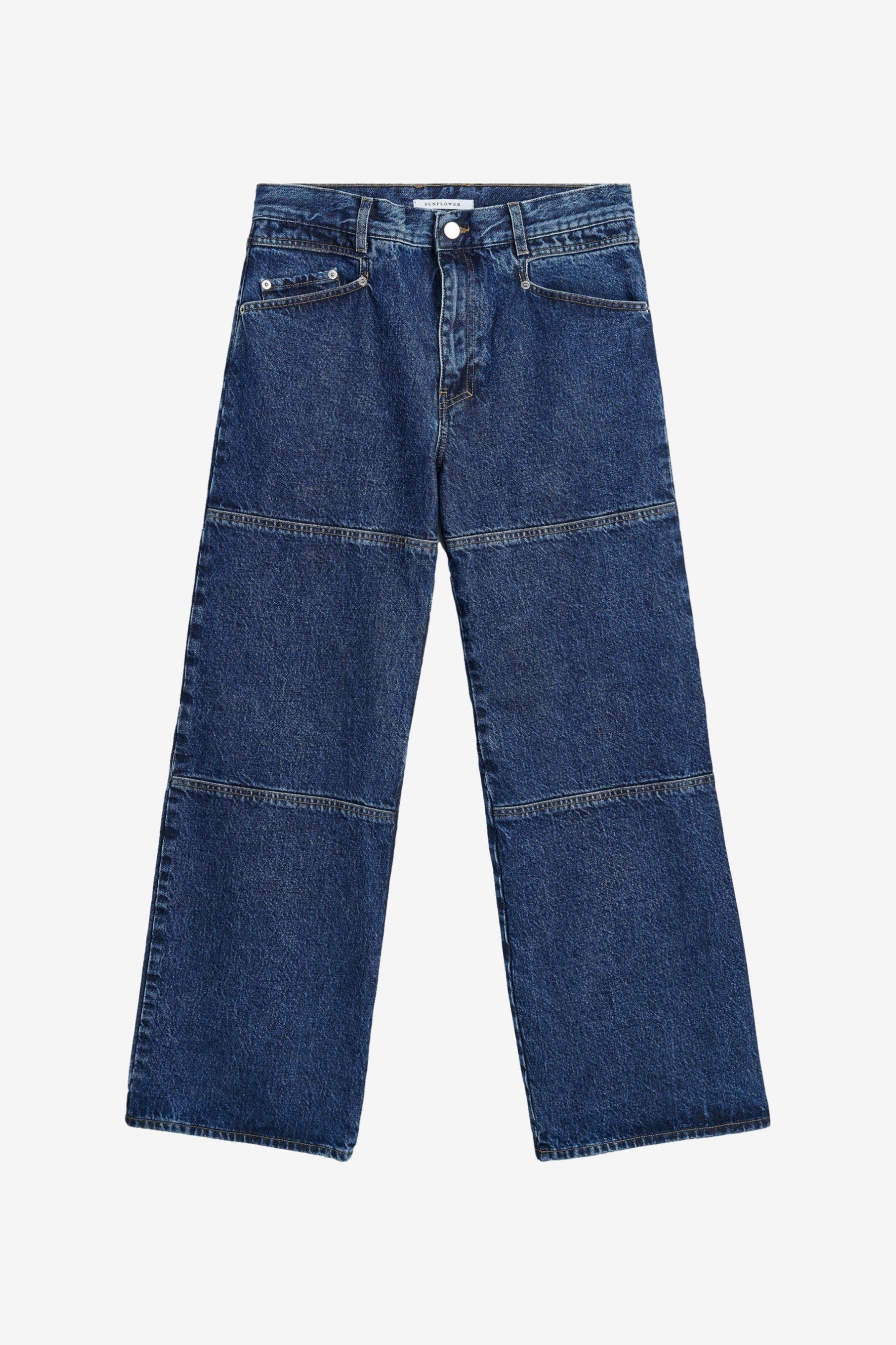 Sunflower Flare Work Jeans - Blue Rinse | Garmentory
