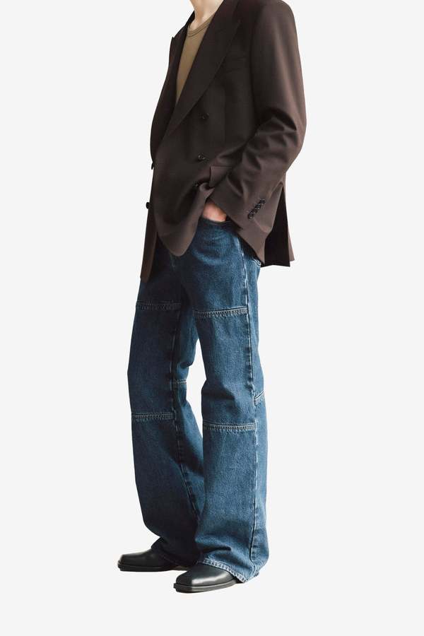 Sunflower Flare Work Jeans - Blue Rinse | Garmentory