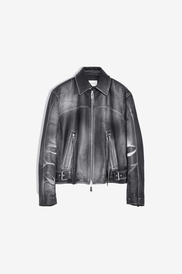 ジャケット・アウター eytys flux leather jacket Eytys Flux Jacket - Vintage Black | Garmentory