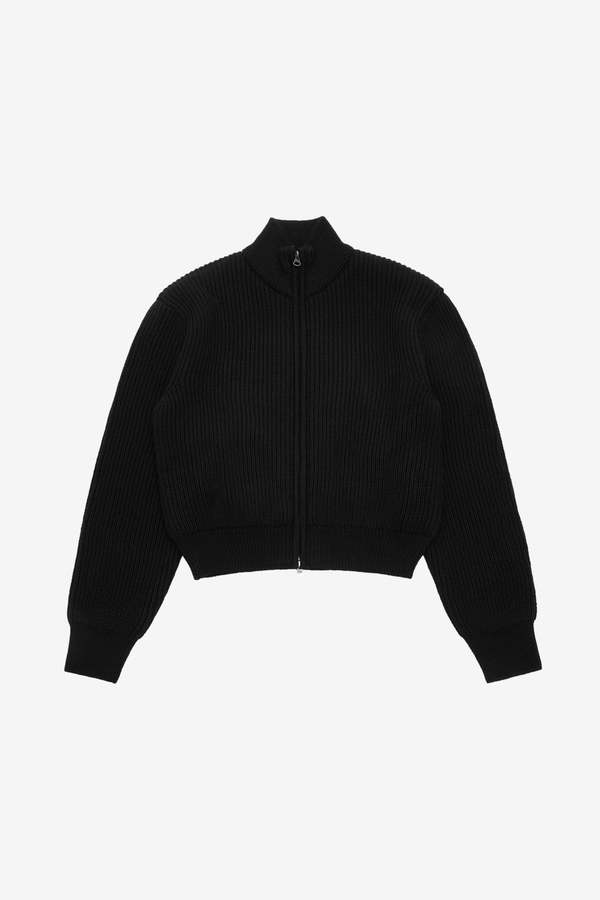【AMOMENTO】24fw FULL NEEDLE CROP BLOUSON Full-Needle-Crop-Blouson-