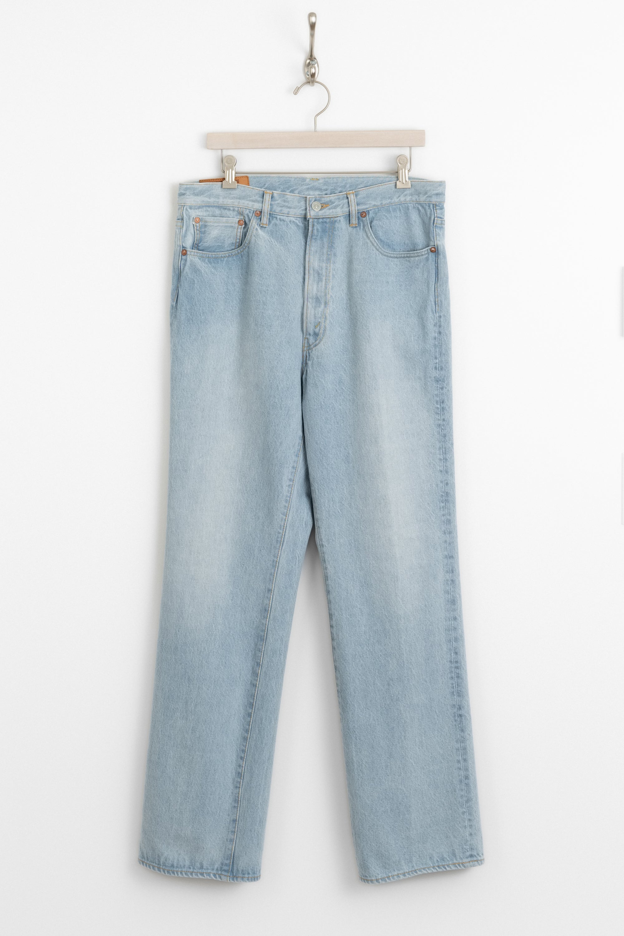 【EZKATON】24FW★ Tin Washing Damage Denim Pants TNK101BE - 14oz 