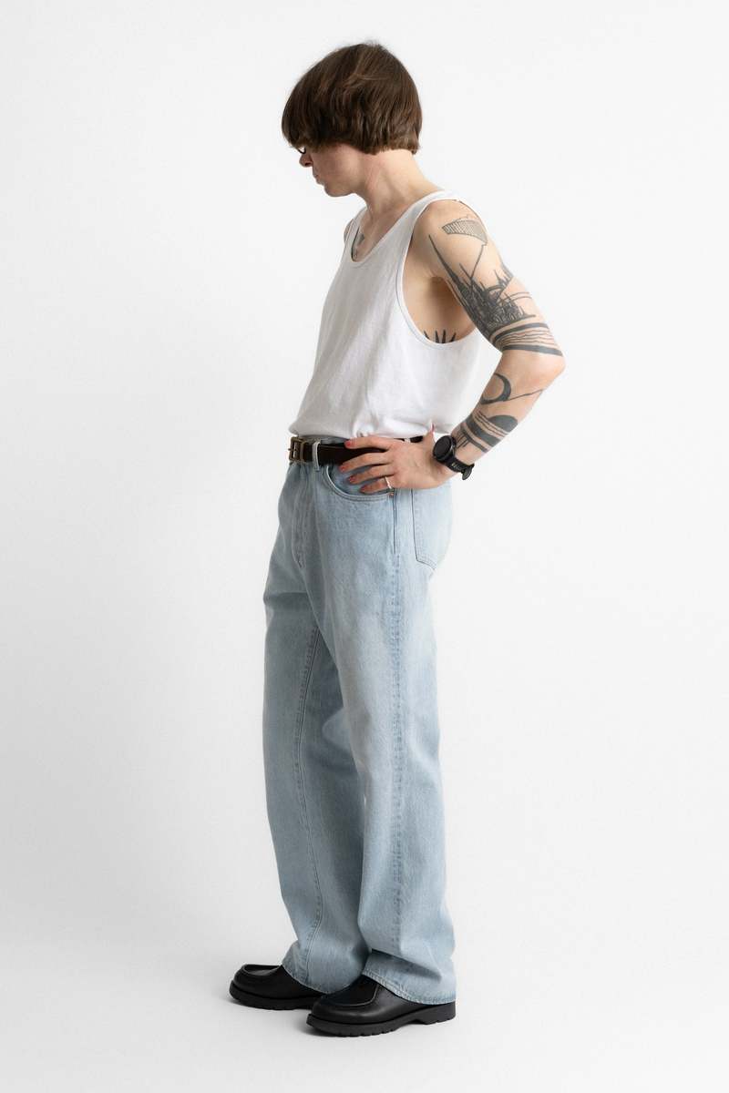 Namu Shop - Kaptain Sunshine Skate Shoecut Denim Pants