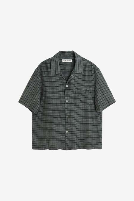 Our Legacy Sport Crochet Tanker T-Shirt - Navy | Garmentory