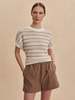 Varley Ciara Stripe Knit Top - Thumbnail 1