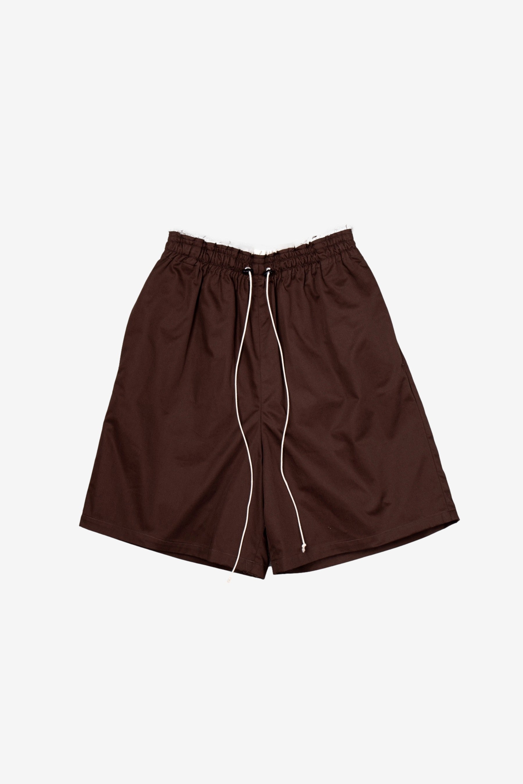 camiel fortgens KNEE SHORTS Velvet カミエル Camiel Fortgens Knee Shorts, Brown – Glasswing